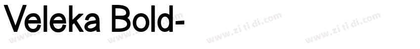Veleka Bold字体转换